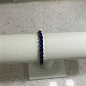 Elegant Blue Gemstone Bracelet
